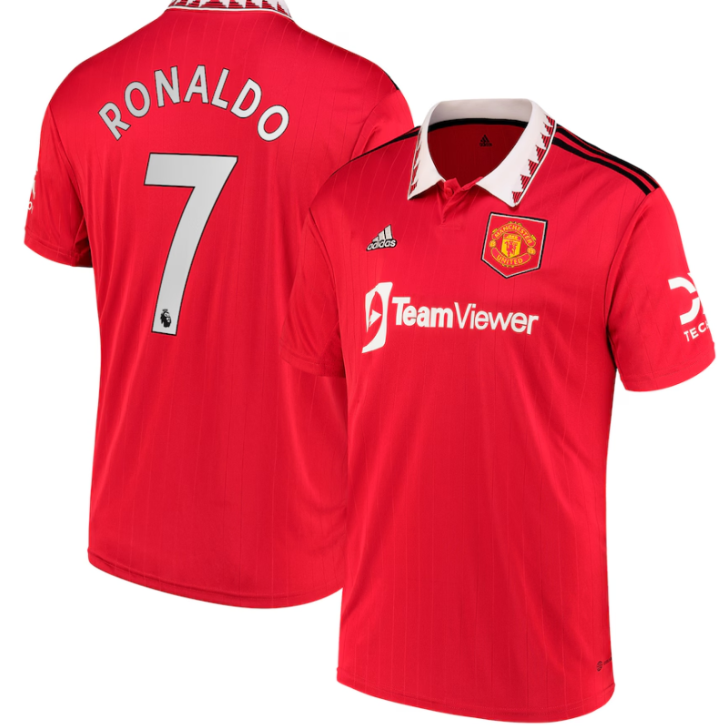 Cristiano Ronaldo Manchester United Unisex Shirt 2022/23 Home Player Jersey - Red